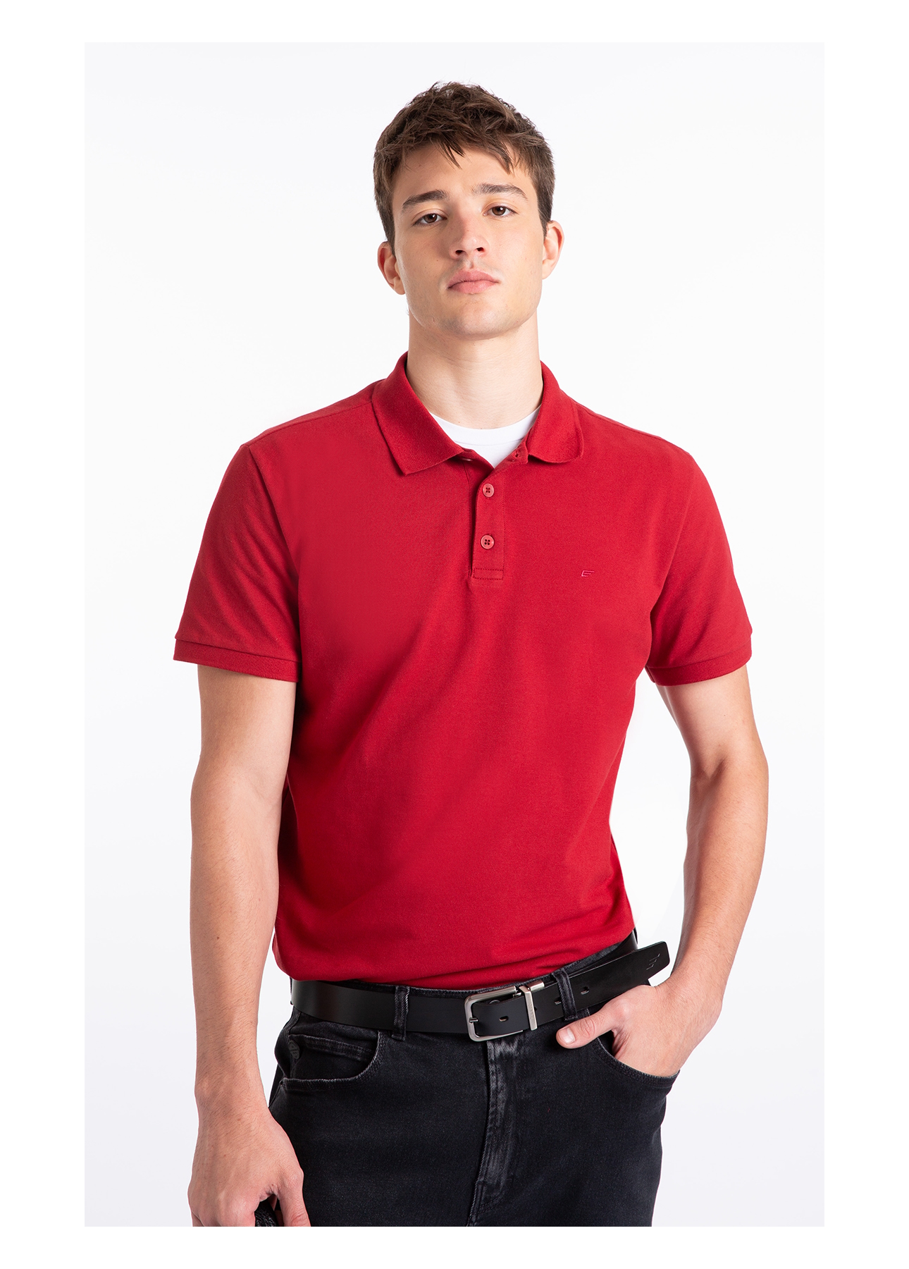 Polo Easa Piquet Vermelho