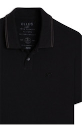 Polo Eass Piquet Frisos Preto