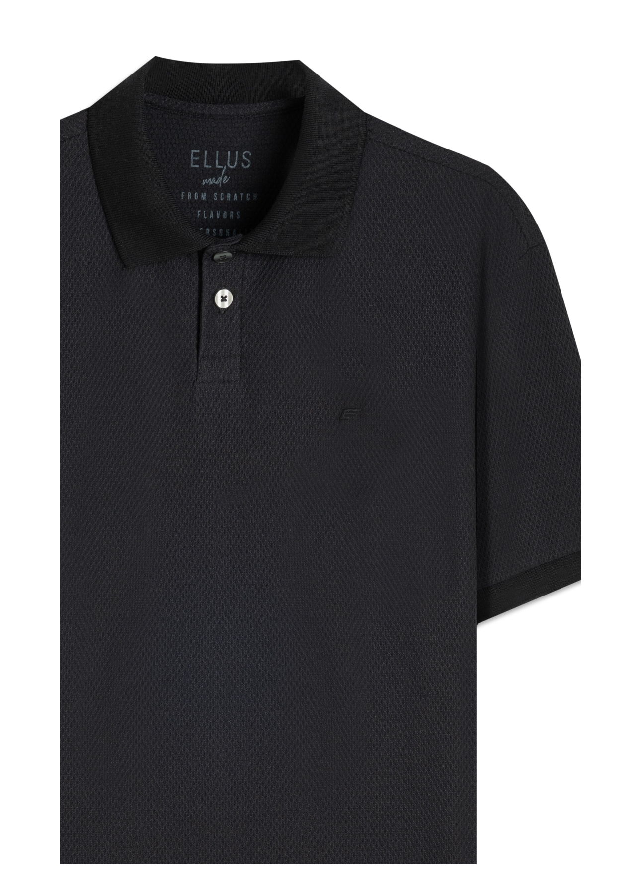 Polo Favo Ellus Originals Preto