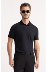 Polo Favo Ellus Originals Preto