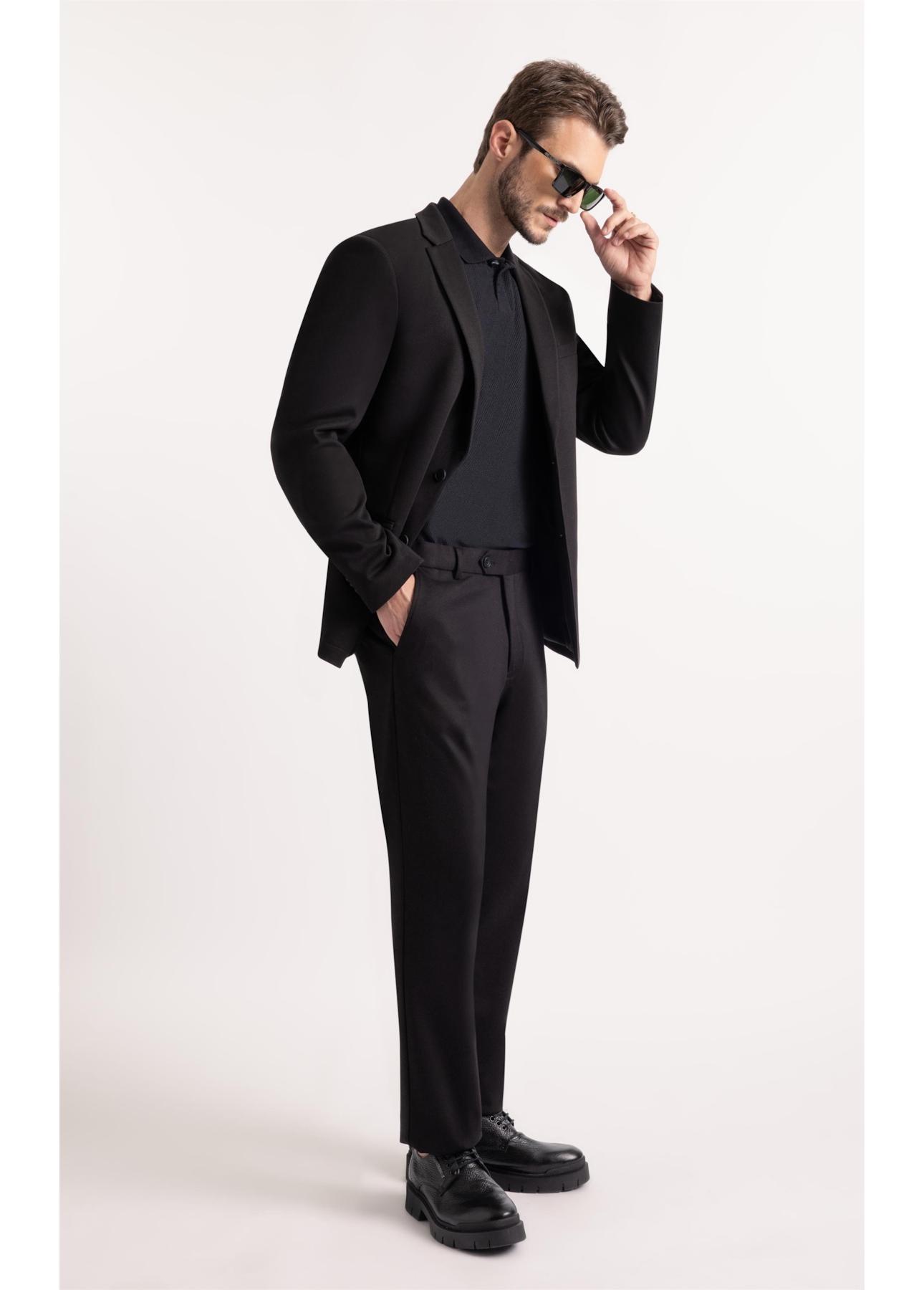 Polo Favo Ellus Originals Preto
