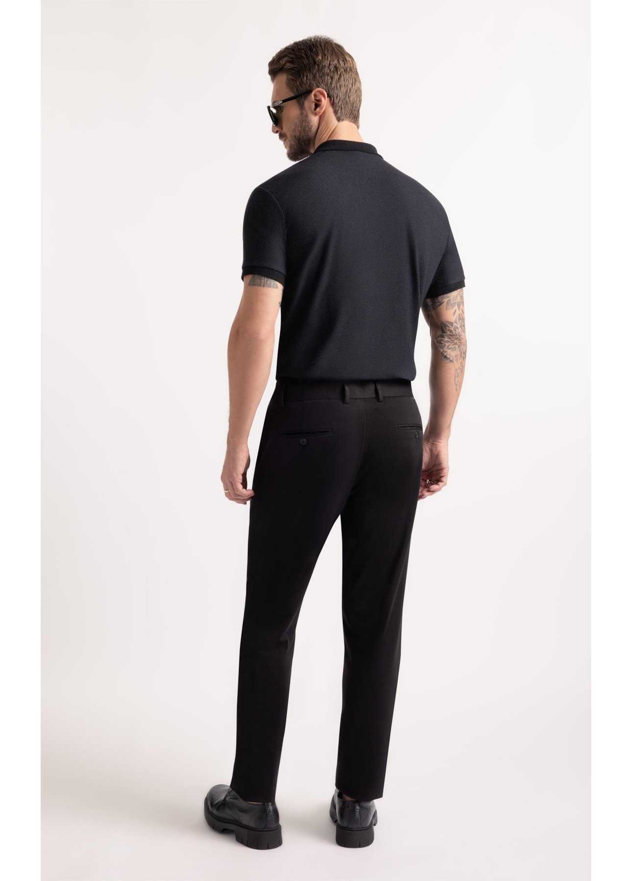 Polo Favo Ellus Originals Preto