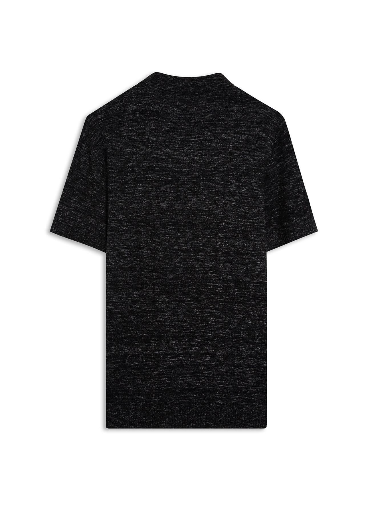 Polo Flame Jersy Button Chumbo Mescla