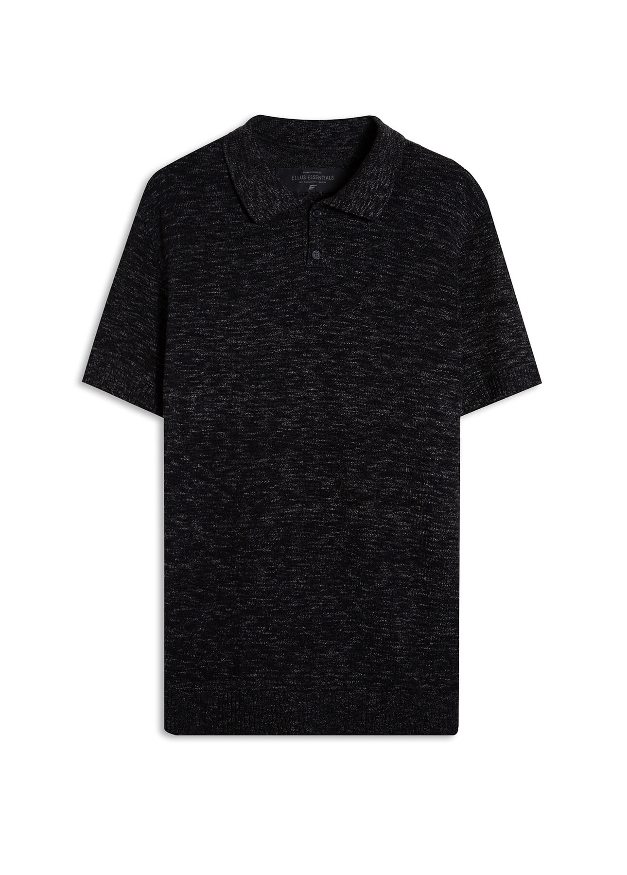 Polo Flame Jersy Button Chumbo Mescla