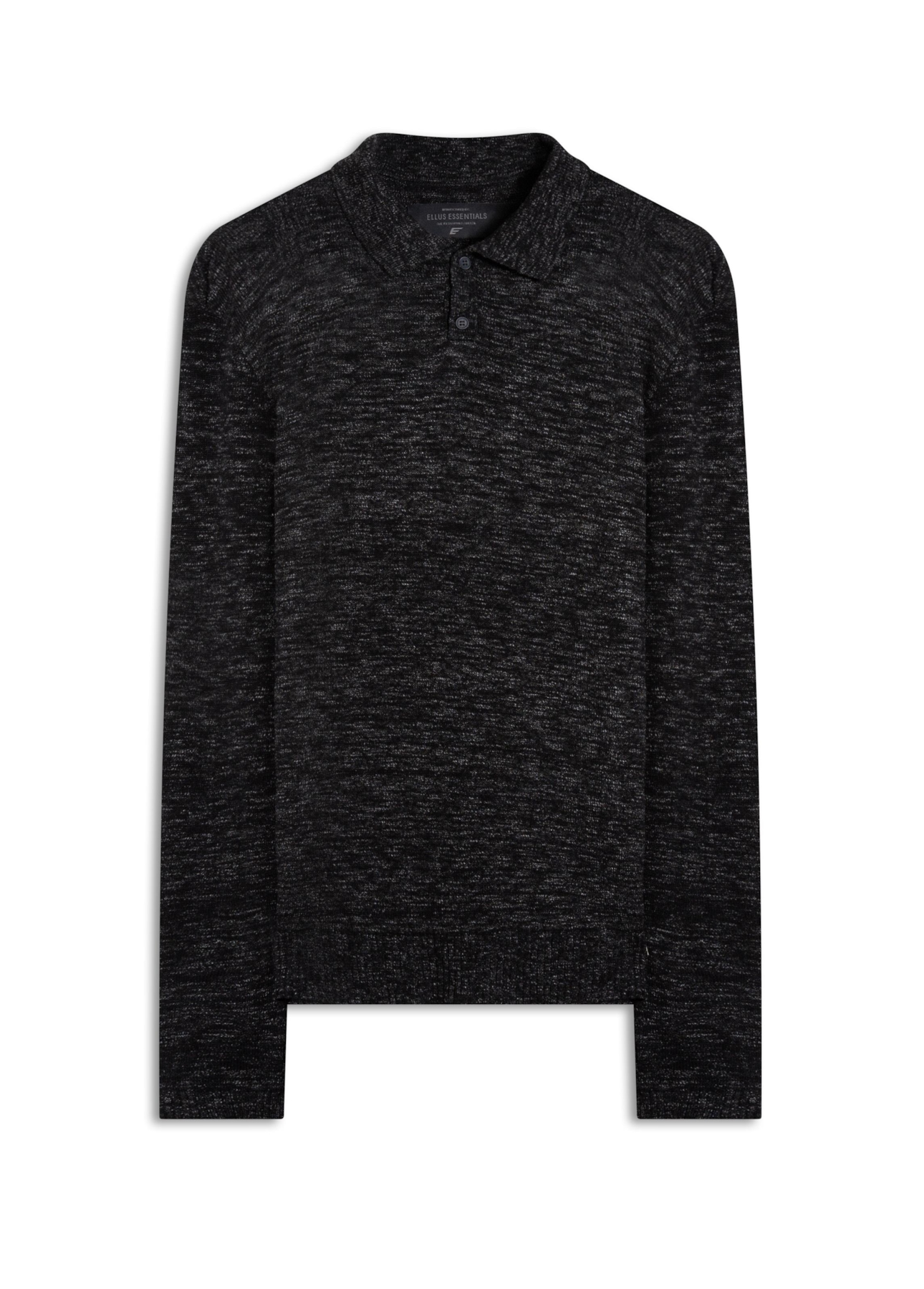 Polo Flamme Jersey Button Chumbo Mescla