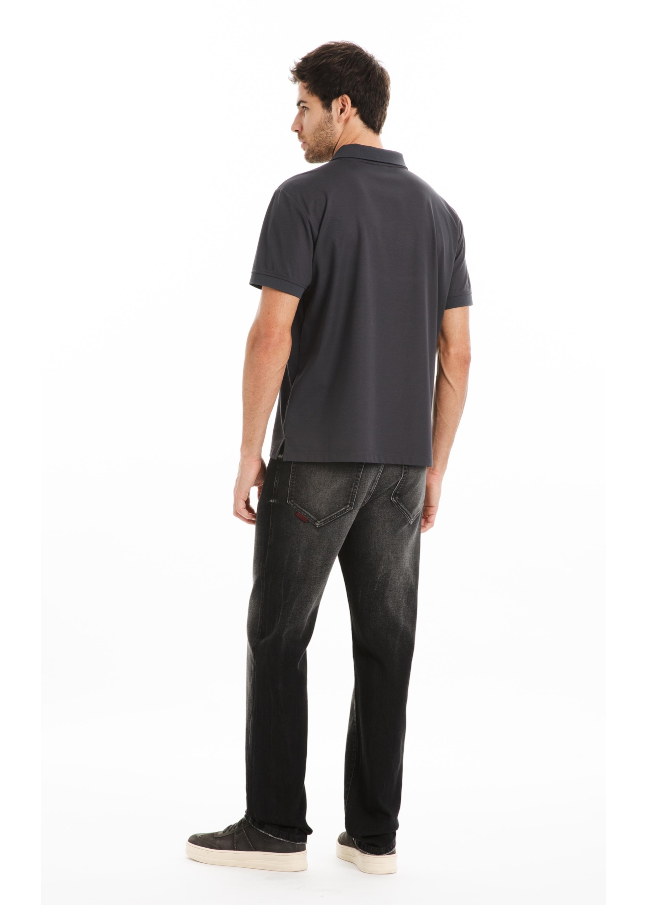 Polo Jersey Tech Classic Mc Grafite