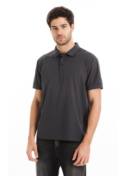 Polo Jersey Tech Classic Mc Grafite