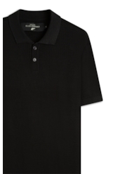 Polo Knit York  Light Preto