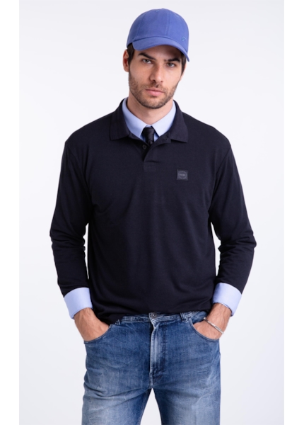 Polo Label Preto