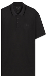 Polo Malha Crepe Ellus Original Preto