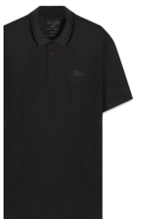 Polo Malha Crepe Ellus Original Preto