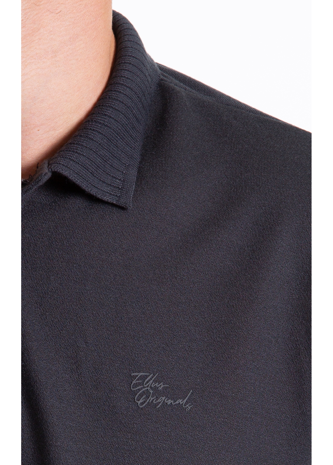 Polo Malha Crepe Ellus Original Preto