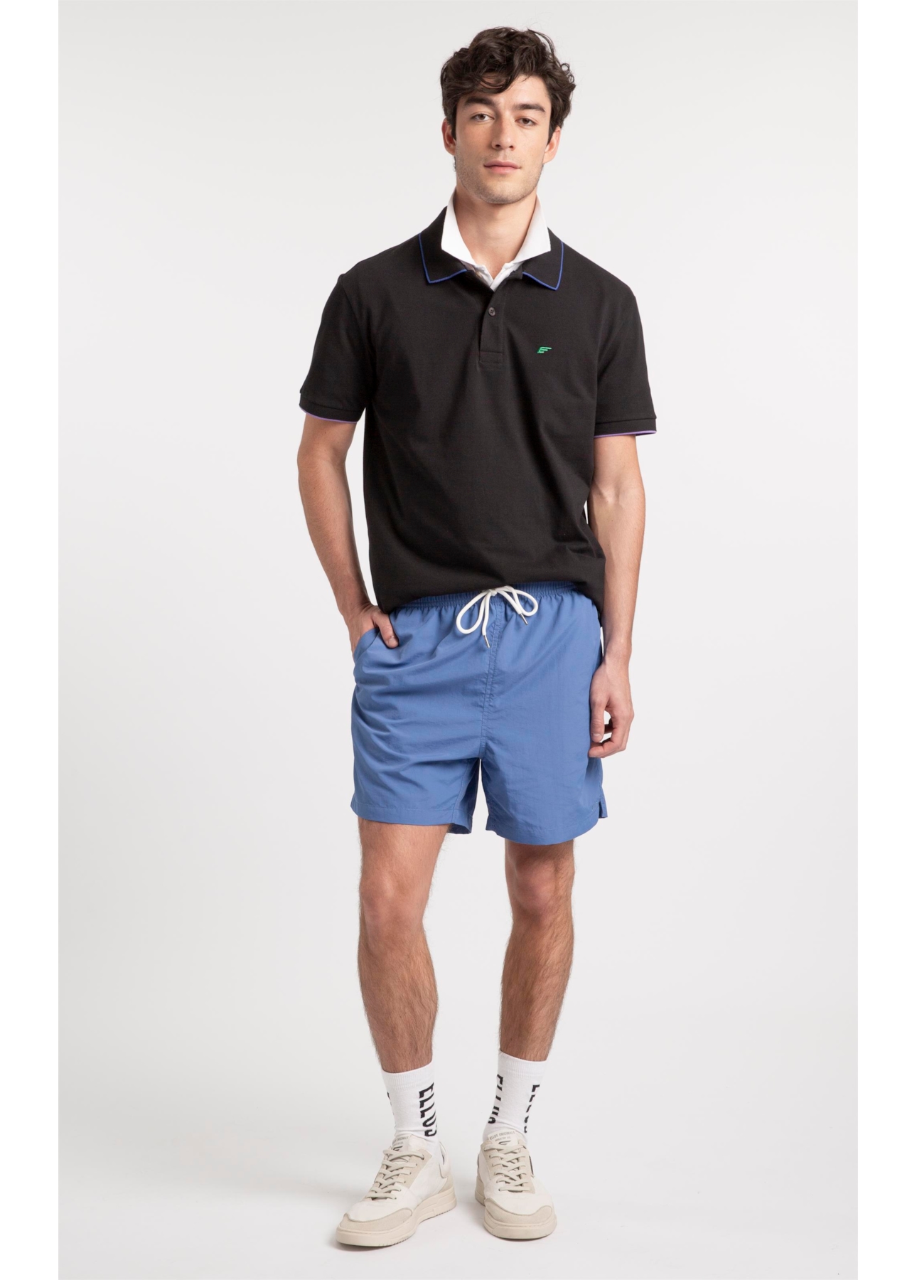 Polo Malha Easa Classic Preto