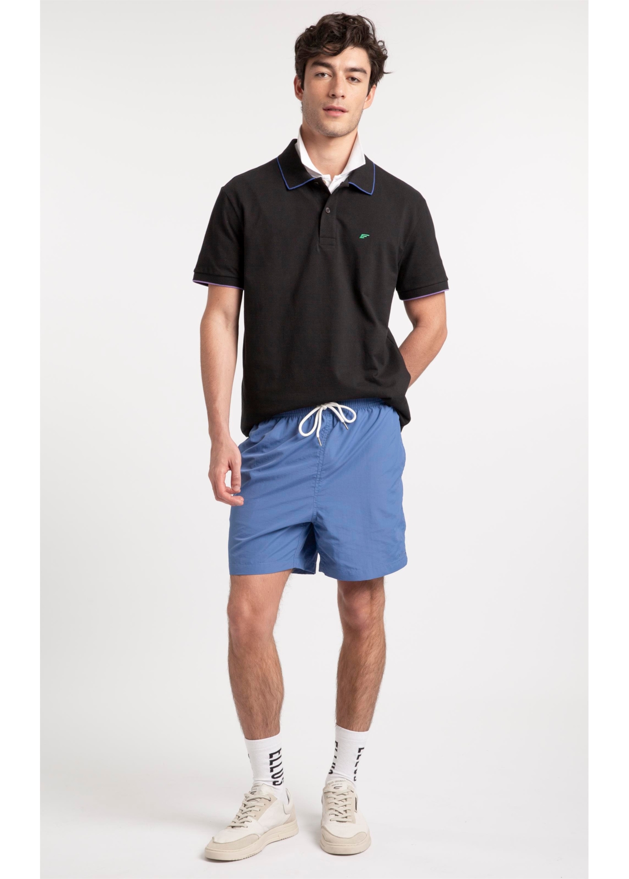 Polo Malha Easa Classic Preto