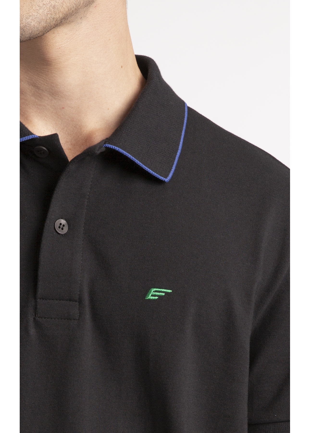 Polo Malha Easa Classic Preto