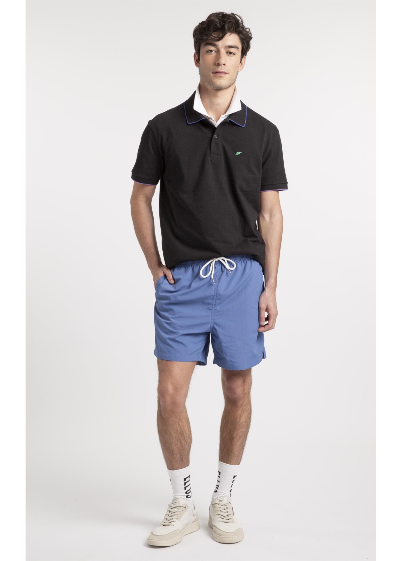 Polo Malha Easa Classic Preto