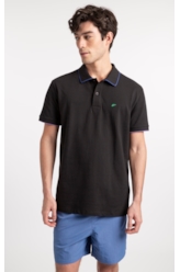 Polo Malha Easa Classic Preto
