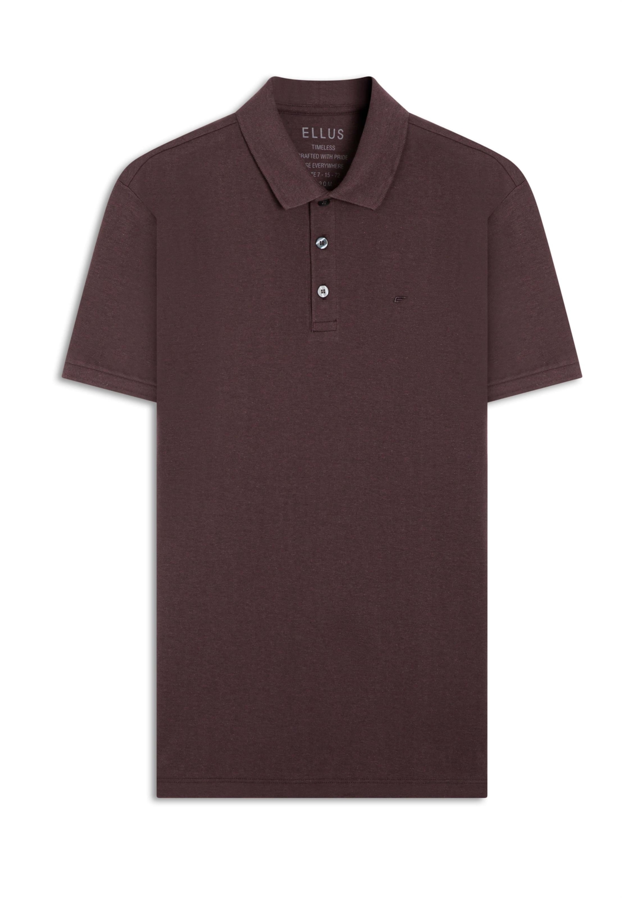 Polo Melange Easa Classic Darw Wine Mescla