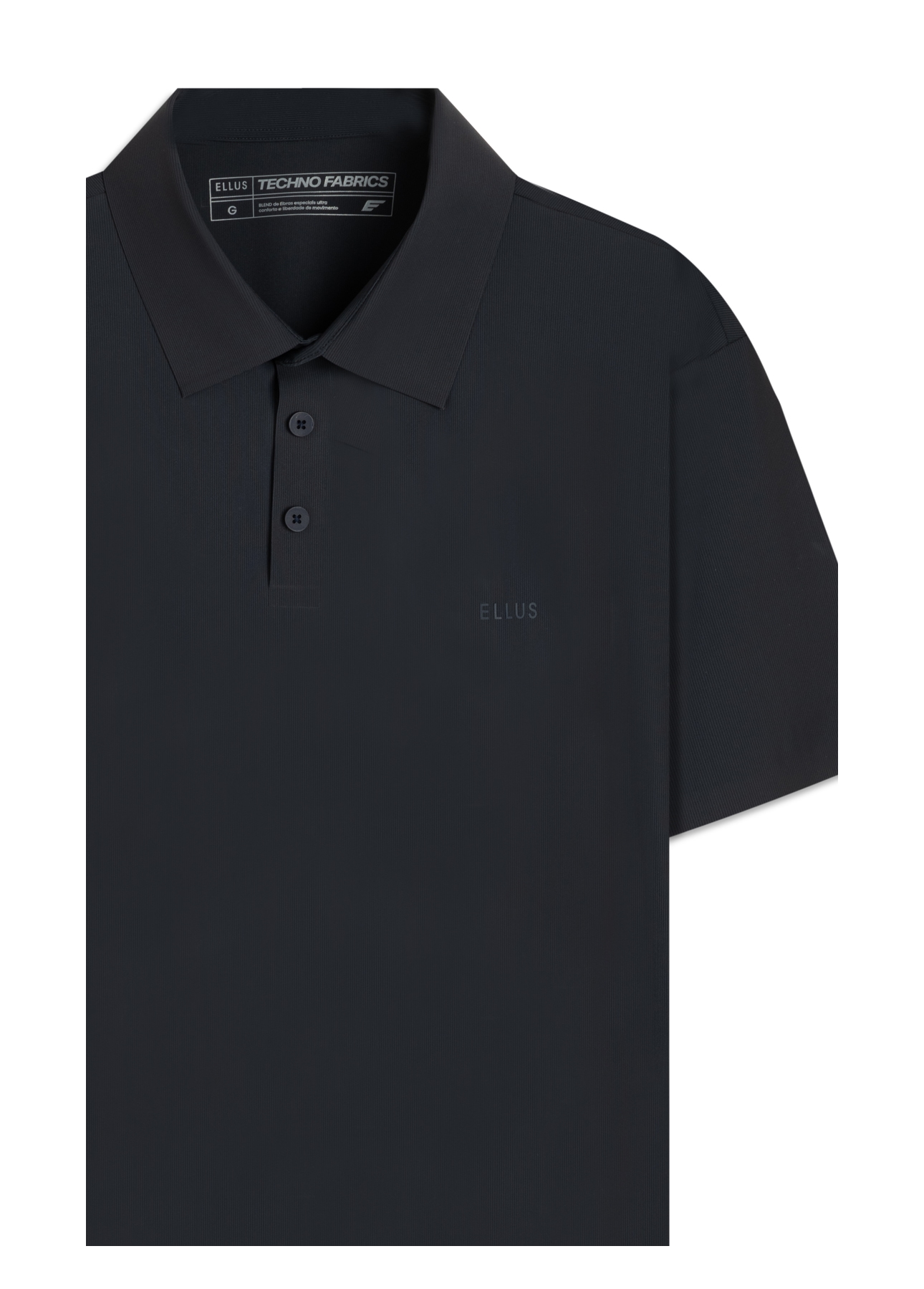 Polo Micro Stripes Active Classic Mc Midnight Blue