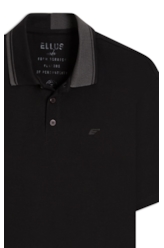 Polo Mismatched Preto