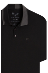 Polo Mismatched Preto