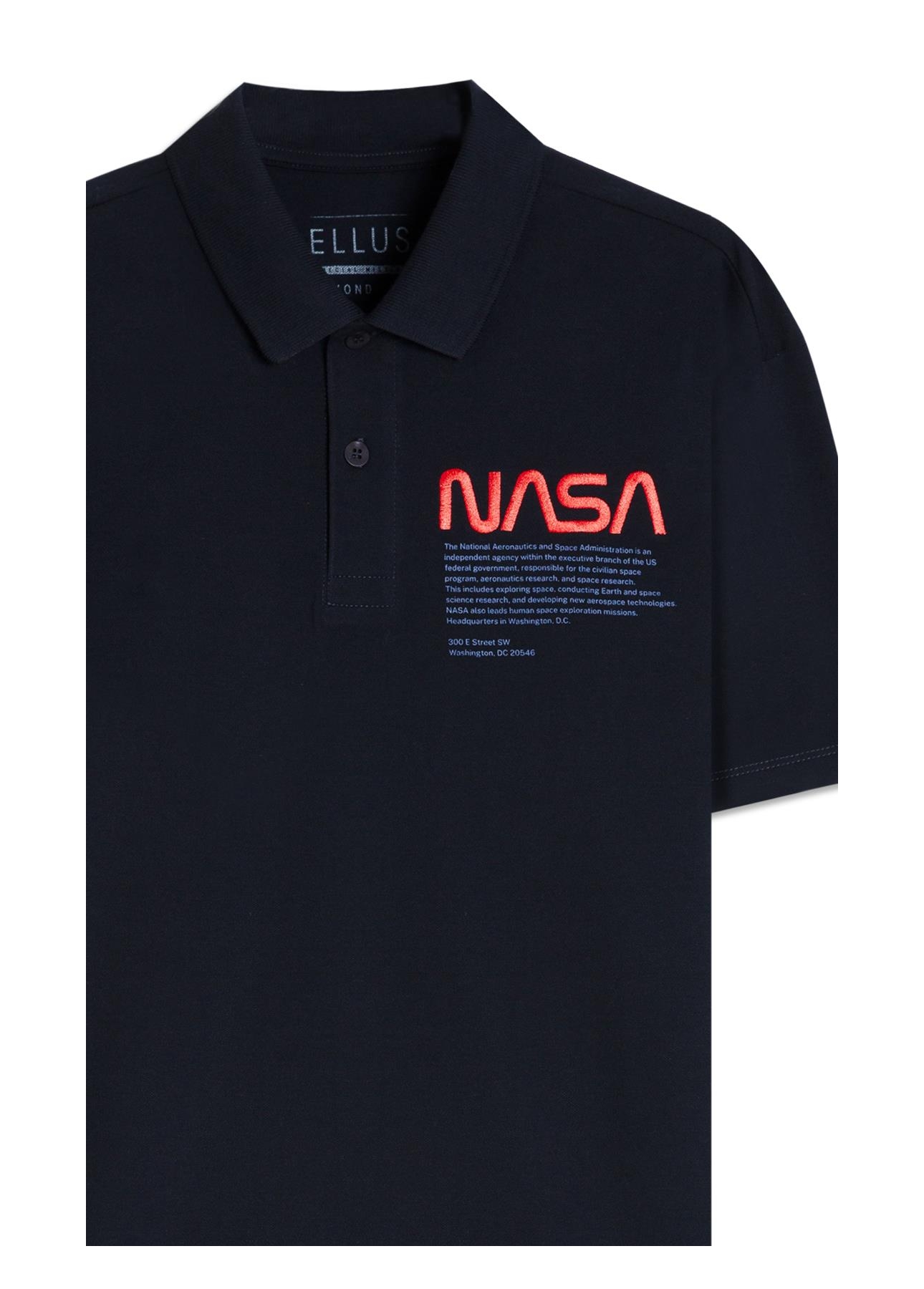Polo Nasa Work Dark Navy