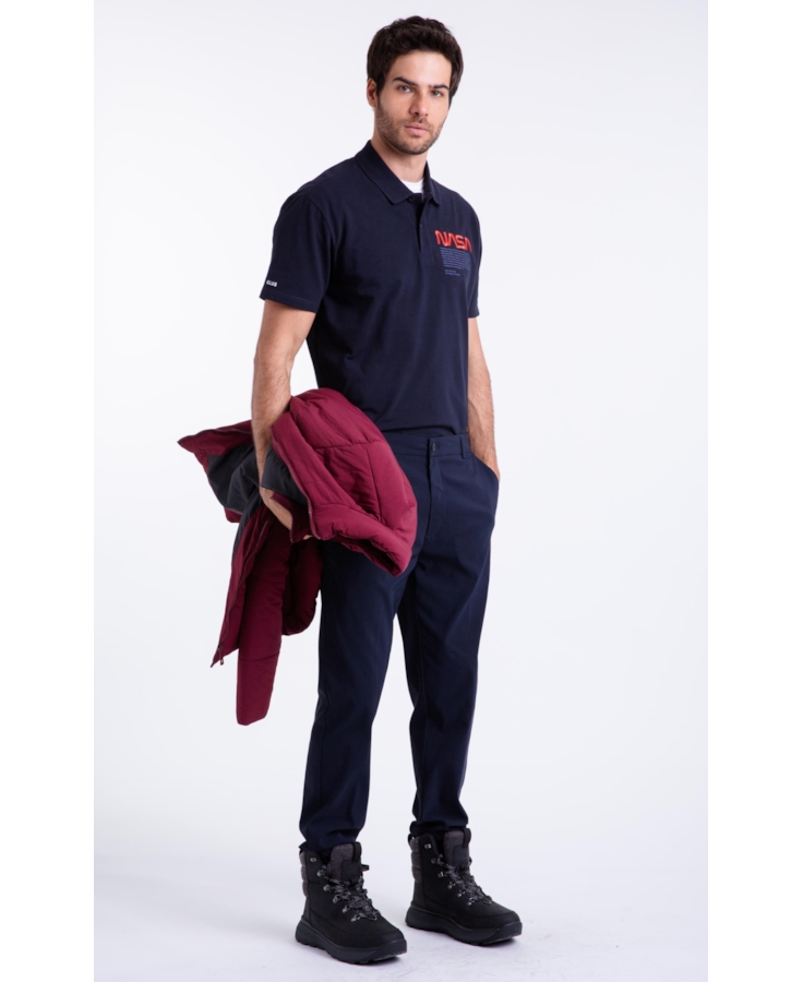 Polo Nasa Work Dark Navy