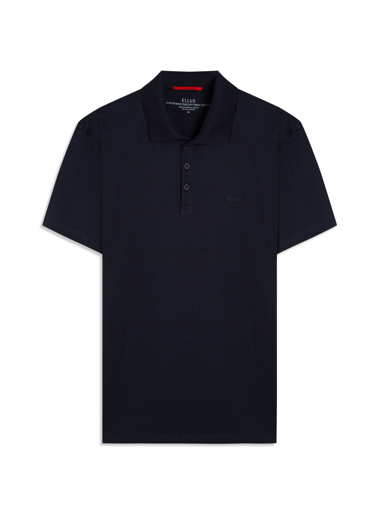 Polo Pima Easa Mirror Azul Marinho