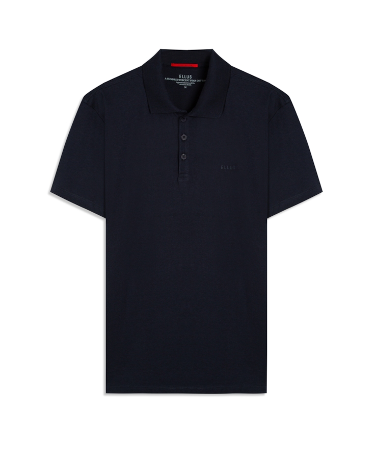 Polo Pima Easa Mirror Azul Marinho