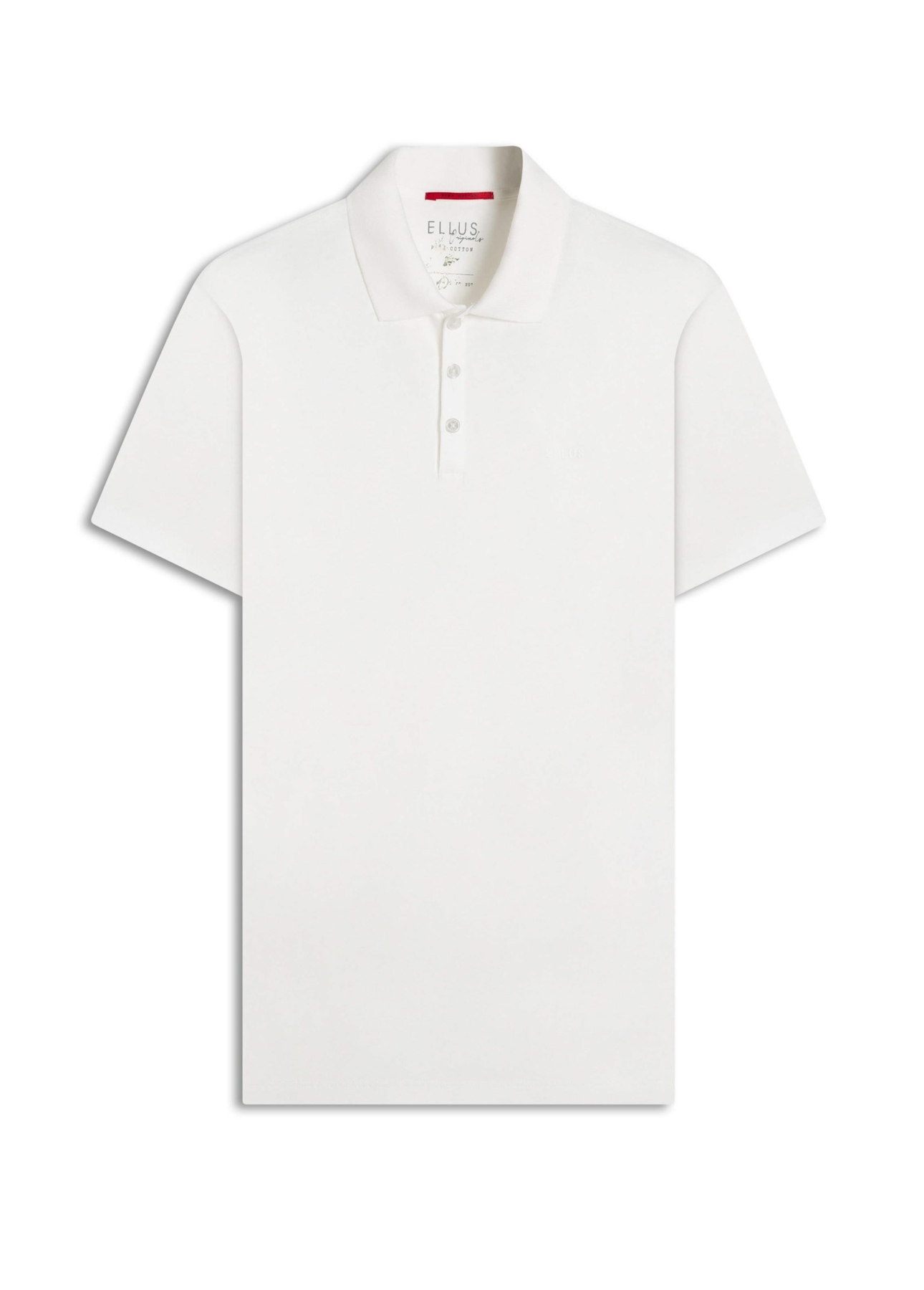 Polo Pima Easa Mirror Branco