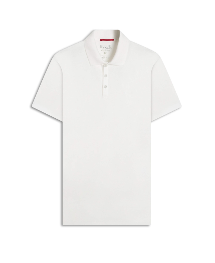 Polo Pima Easa Mirror Branco