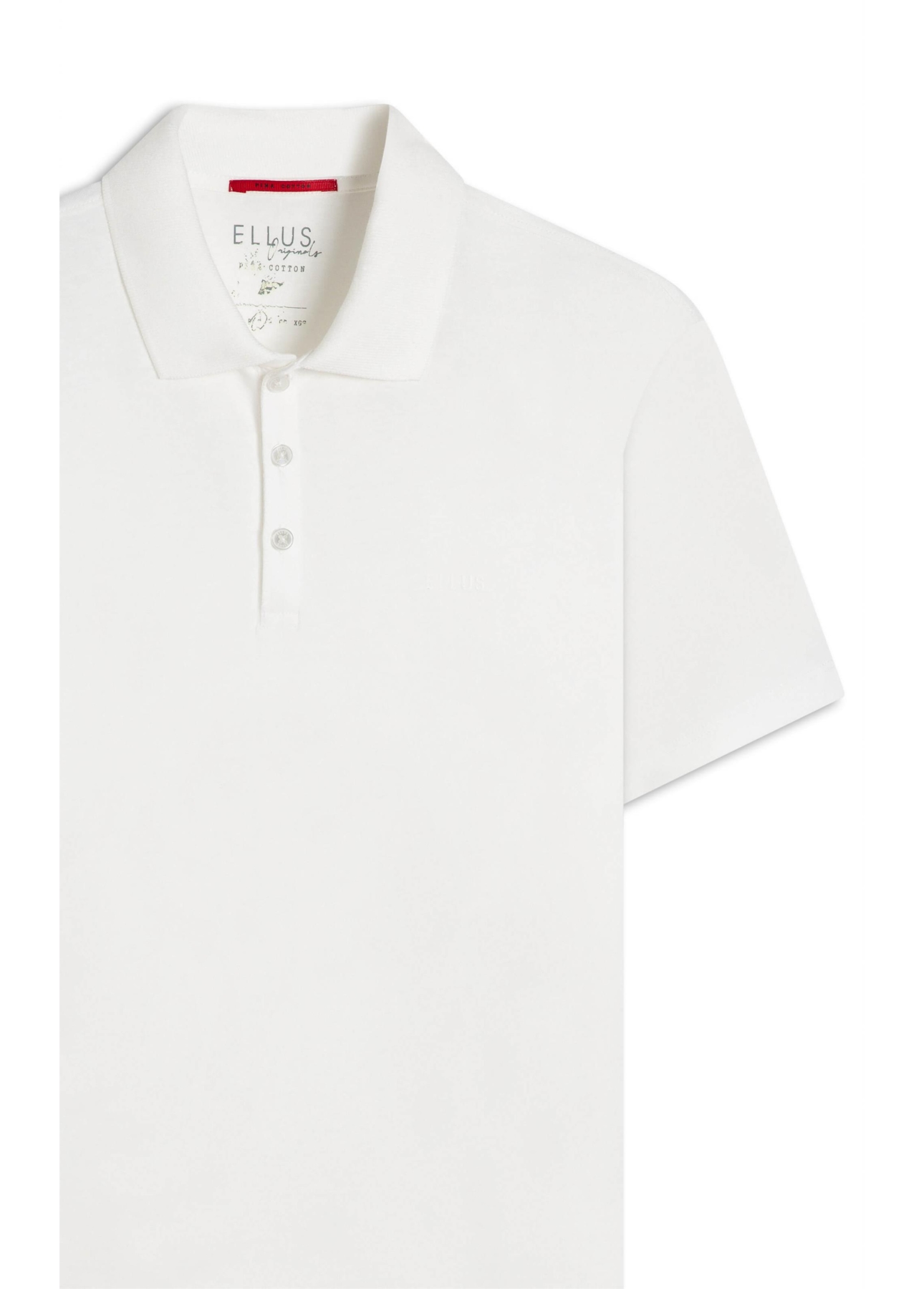 Polo Pima Easa Mirror Branco
