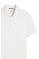 Polo Pima Easa Mirror Branco