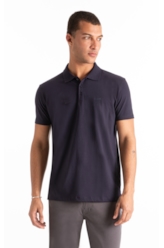 Polo Pima Easa Mirror Dark Navy