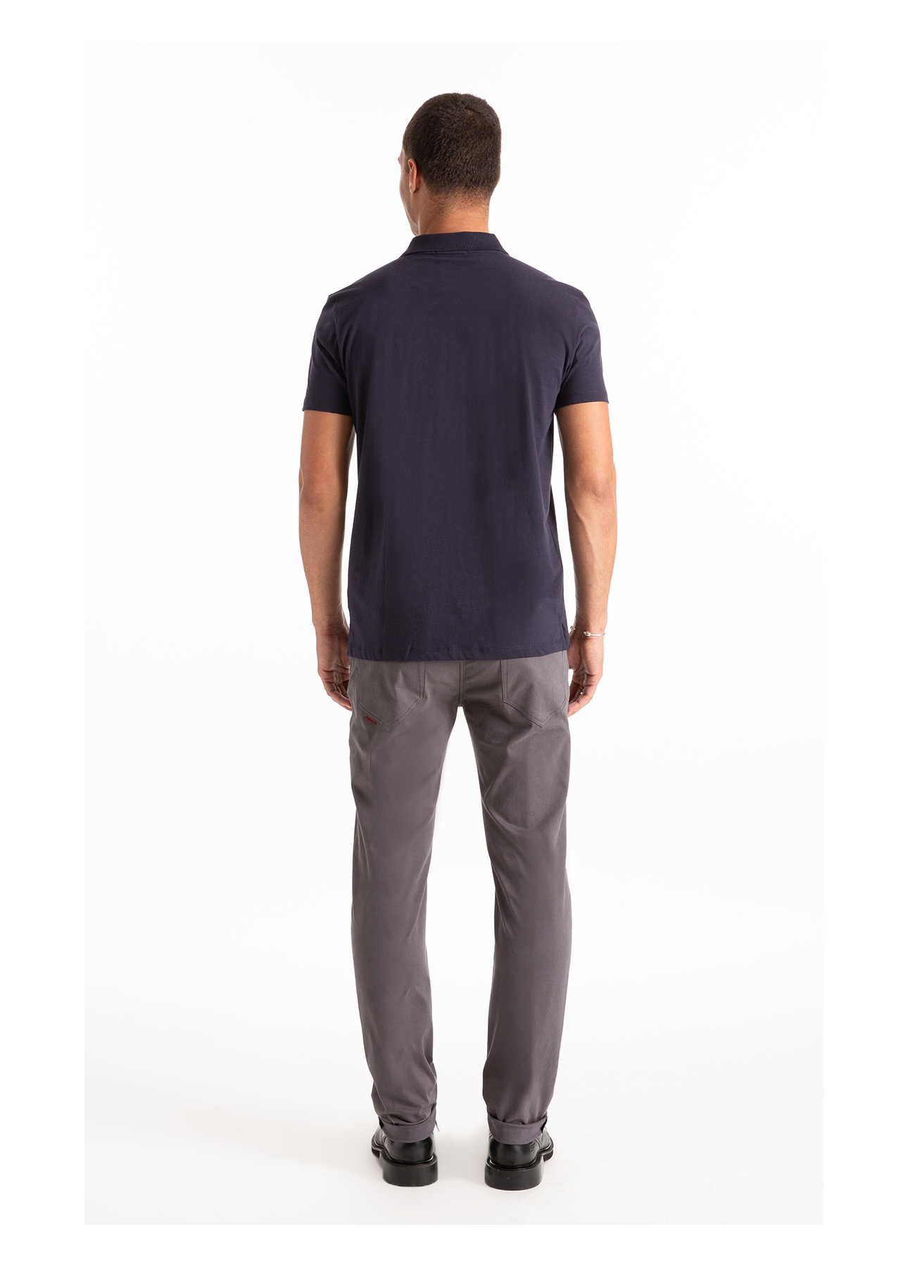 Polo Pima Easa Mirror Dark Navy