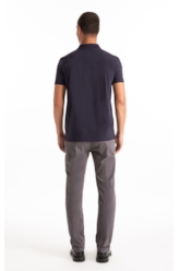 Polo Pima Easa Mirror Dark Navy