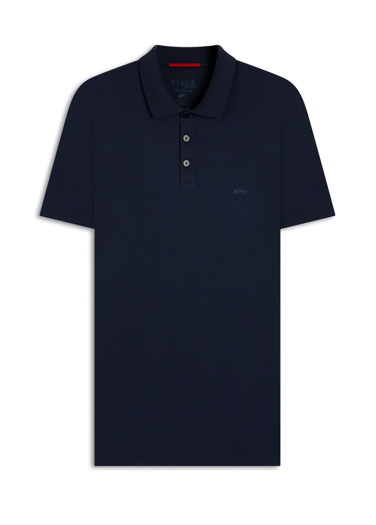 Polo Pima Easa Mirror Dark Navy