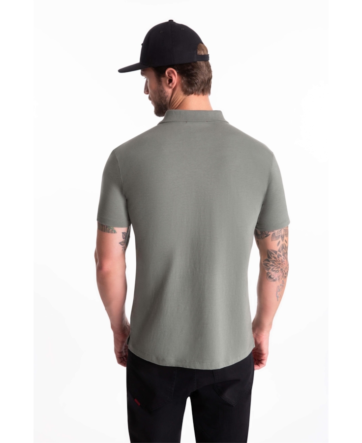 Polo Pima Easa Mirror Verde Army