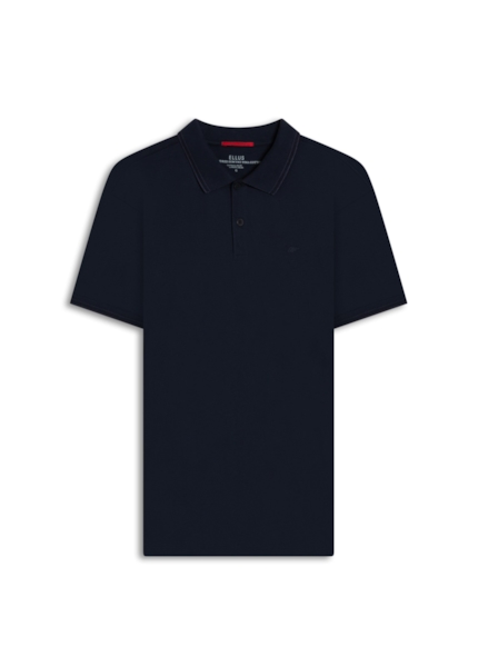 Polo Pima Easa Outline Classic Mc Azul Marinho