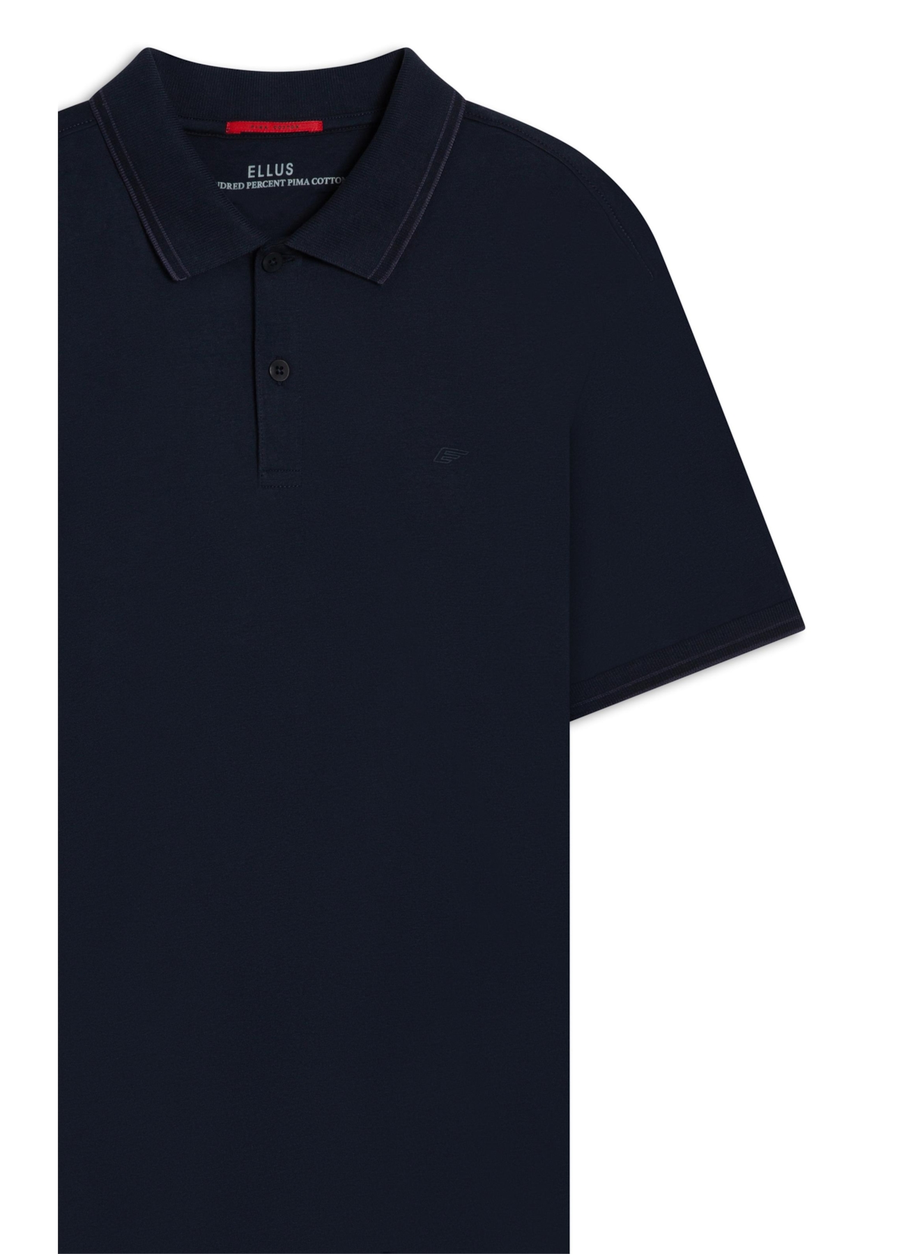 Polo Pima Easa Outline Classic Mc Azul Marinho