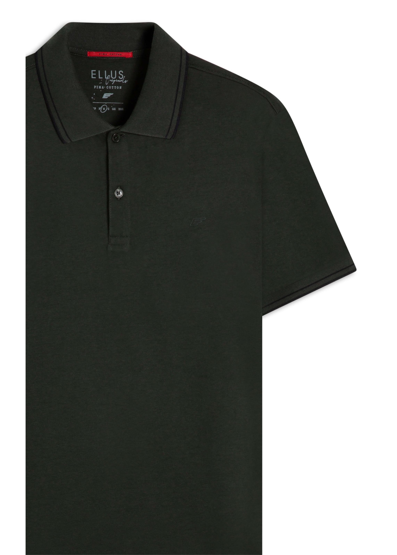Polo Pima Easa Outline Classic Mc Verde Militar