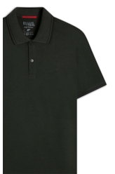 Polo Pima Easa Outline Classic Mc Verde Militar