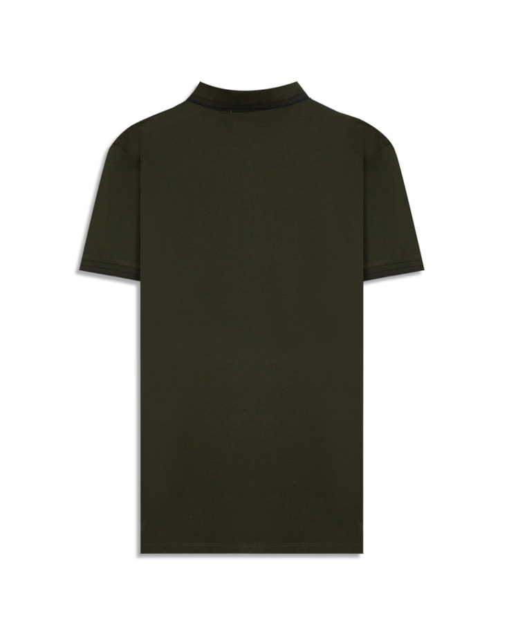 Polo Pima Easa Outline Classic Mc Verde Militar