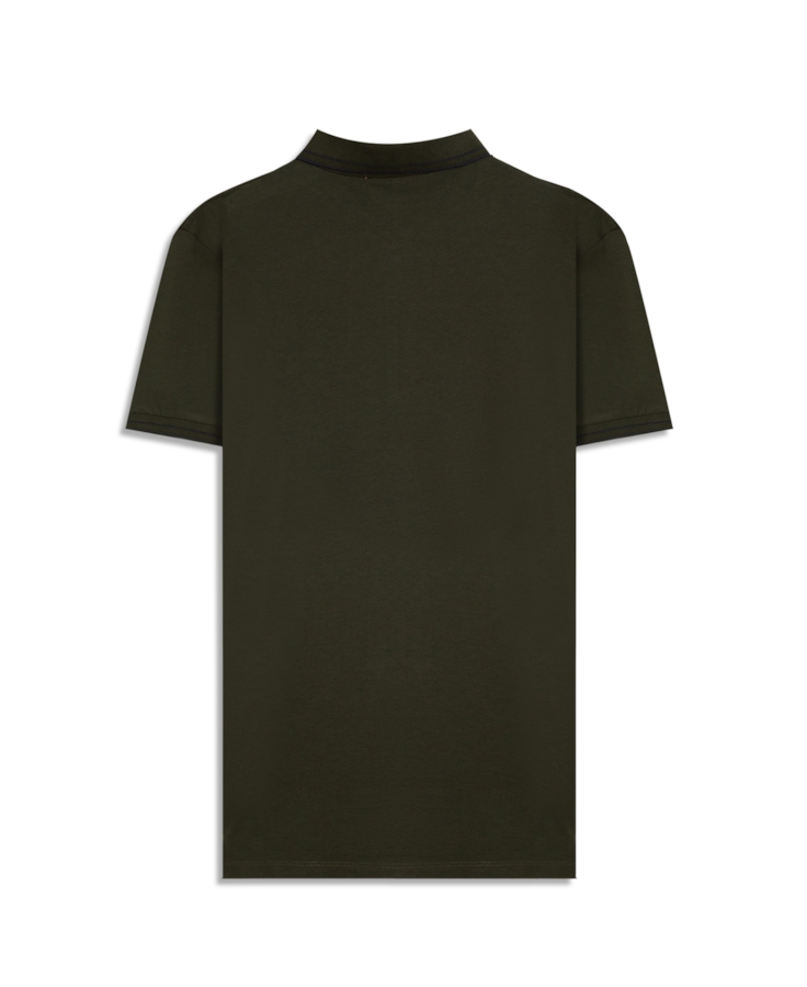Polo Pima Easa Outline Classic Mc Verde Militar