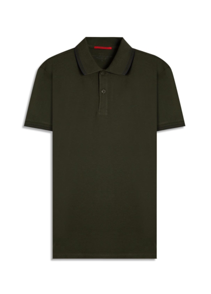 Polo Pima Easa Outline Classic Mc Verde Militar