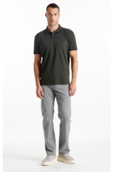 Polo Pima Easa Outline Classic Verde Militar