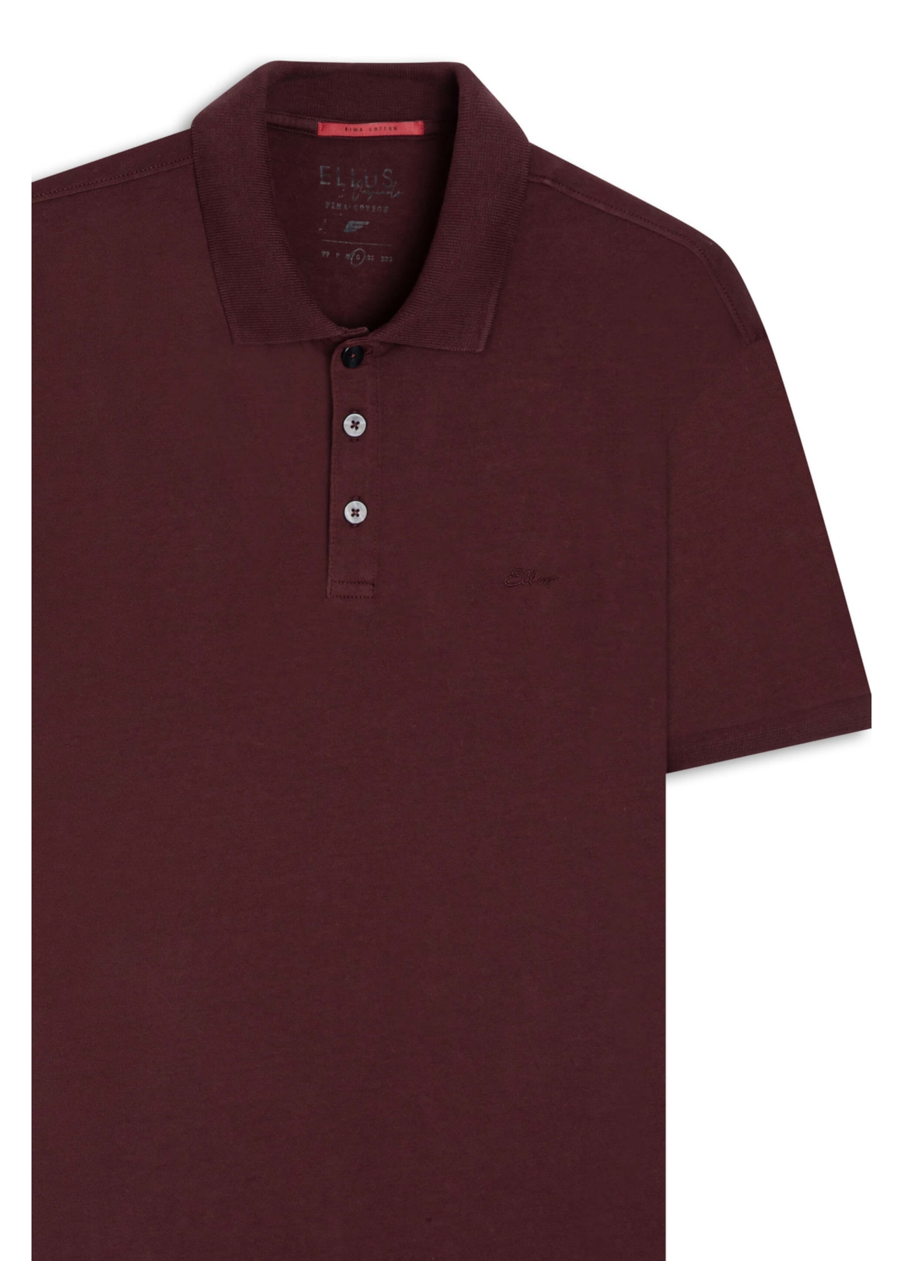 Polo Pima Ellus Classic Bordeaux