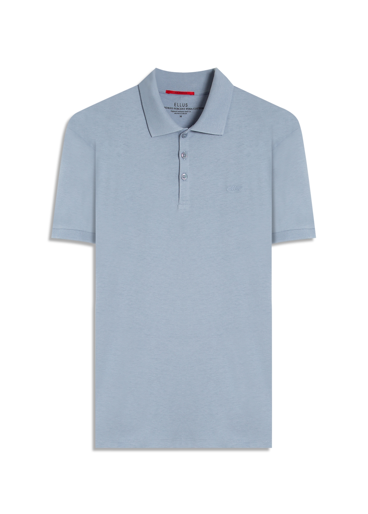 Polo Pima Manual Azul Pervante