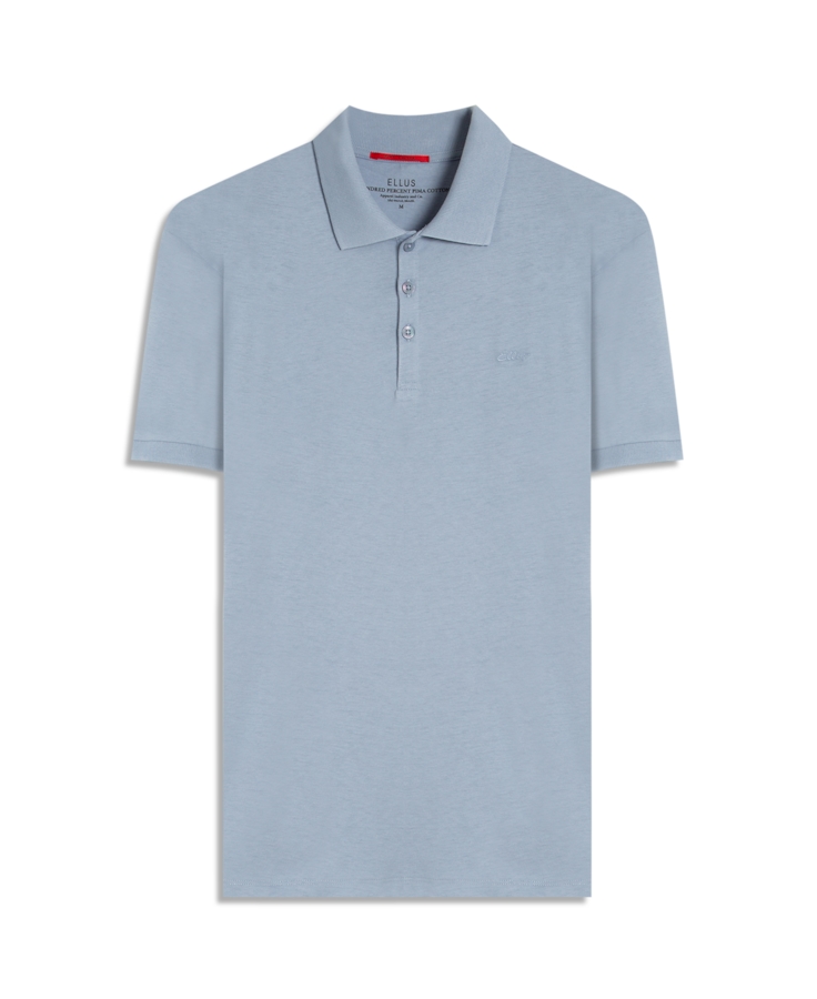 Polo Pima Manual Azul Pervante