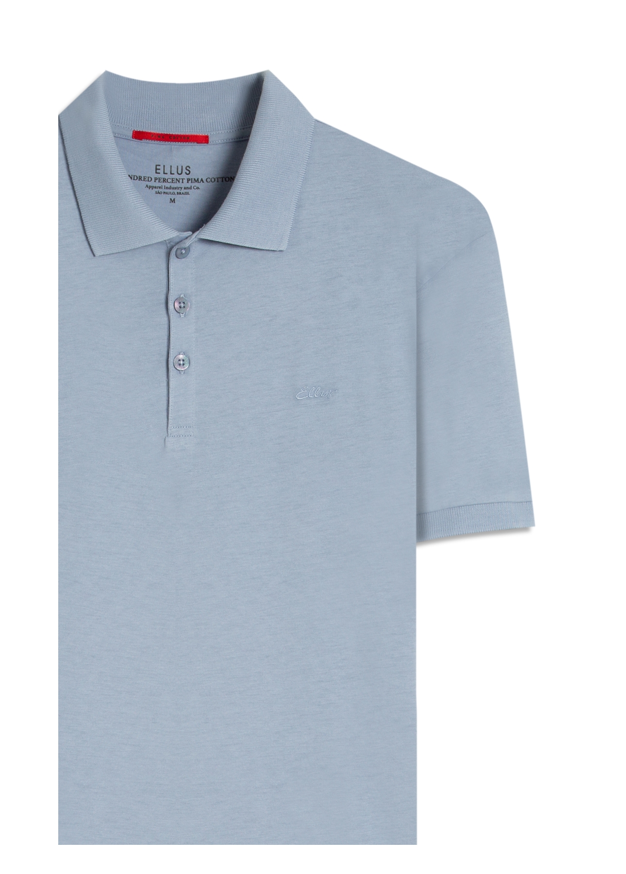 Polo Pima Manual Azul Pervante